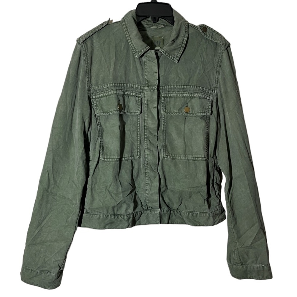 GAP Army Green Button Up Jacket